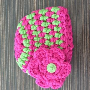 Newborn knitted colorful hat - perfect for photoshoots